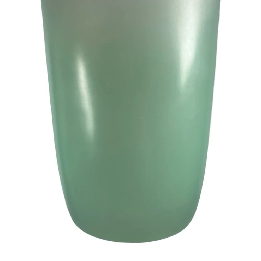 Vintage Mid Century Modern Blendo Seafoam Glass Decanter Carafe‎ 9.5